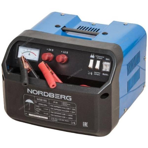 Устройство пускозарядное 12/24V NORDBERG WSB160