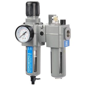 Фильтр воздушный с редуктором и лубрикатором PRO, 1/2″ NORDBERG NP8434