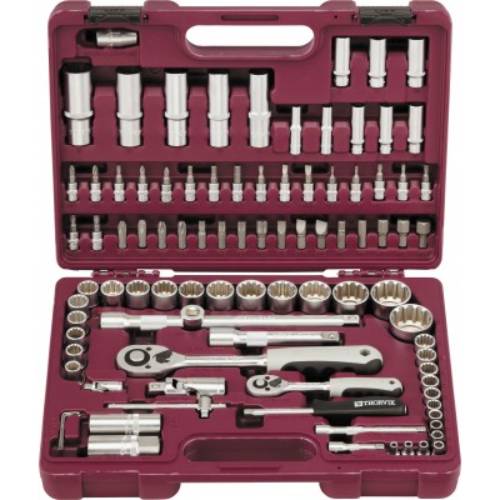 52808 Набор инструмента универсальный 1/4", 1/2"DR с головками торцевыми MultiProf, 94 предмета / Th
