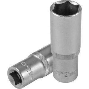 Головка торцевая глубокая 1/2″DR, 21 мм Jonnesway S04HD4121