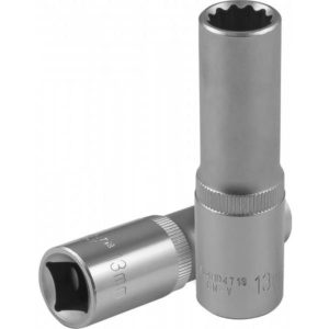 Головка торцевая глубокая 12-гранная 1/2″DR, 13 мм Jonnesway S04HD4713