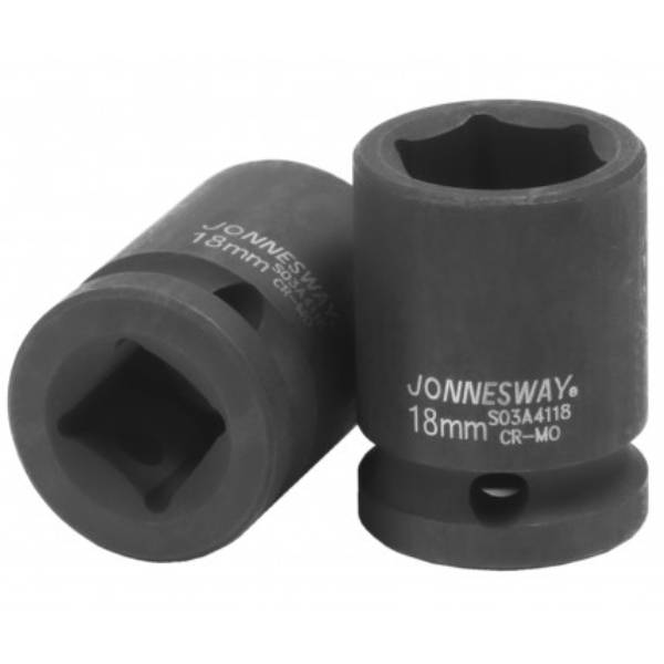 Головка торцевая ударная 1/2"DR, 18 мм Jonnesway S03A4118