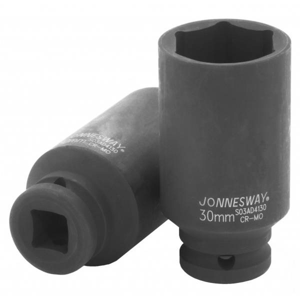 Головка торцевая ударная глубокая 1/2"DR, 30 мм Jonnesway S03AD4130