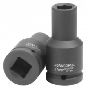 Головка торцевая ударная глубокая 3/4″DR, 17 мм Jonnesway S03AD6117