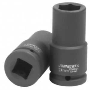 Головка торцевая ударная глубокая 3/4″DR, 24 мм Jonnesway S03AD6124