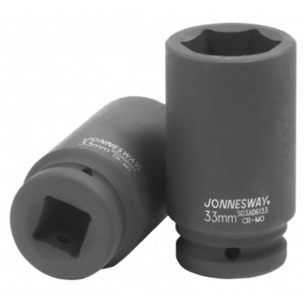 Головка торцевая ударная глубокая 3/4"DR, 33 мм Jonnesway S03AD6133