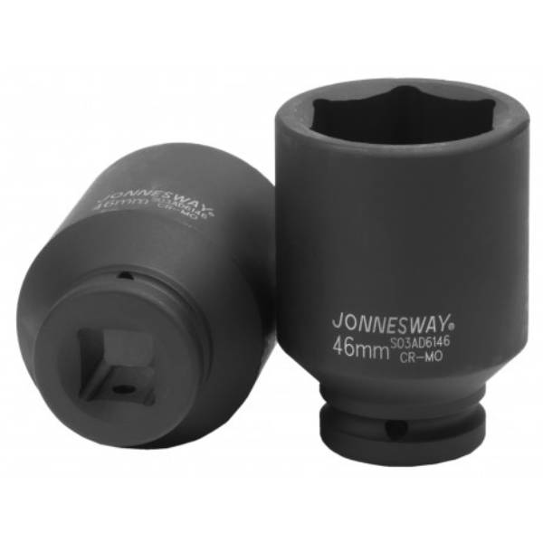 Головка торцевая ударная глубокая 3/4"DR, 46 мм Jonnesway S03AD6146