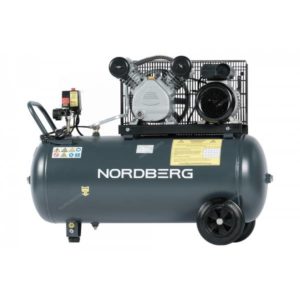 Компрессор поршневой с ременной передачей, ресивер 100л, 360л/мин NORDBERG NCP100/360A