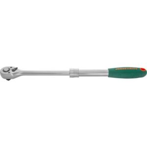 Рукоятка трещоточная телескопическая 1/2″DR, 72 зубца, 300-440 мм Jonnesway R5104
