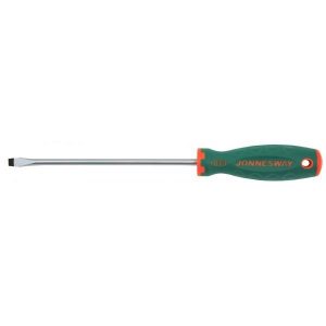 Отвертка стержневая шлицевая ANTI-SLIP GRIP, SL8.0х200 мм Jonnesway D71S8200