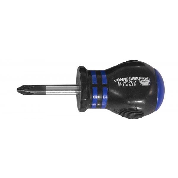 47057 Отвертка стержневая крестовая HERCULES, PH2х38 мм Jonnesway