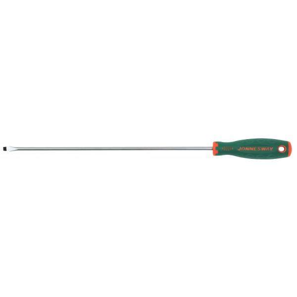 46127 Отвертка стержневая шлицевая ANTI-SLIP GRIP, SL5.5х300 мм Jonnesway