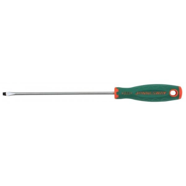 46129 Отвертка стержневая шлицевая ANTI-SLIP GRIP, SL6.5х150 мм Jonnesway