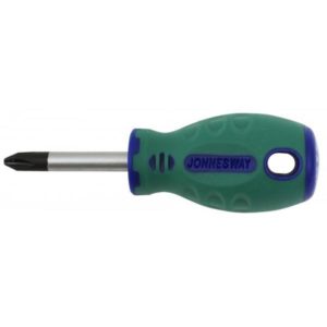 Отвертка стержневая крестовая ANTI-SLIP GRIP, PH2х38 мм Jonnesway D71P238