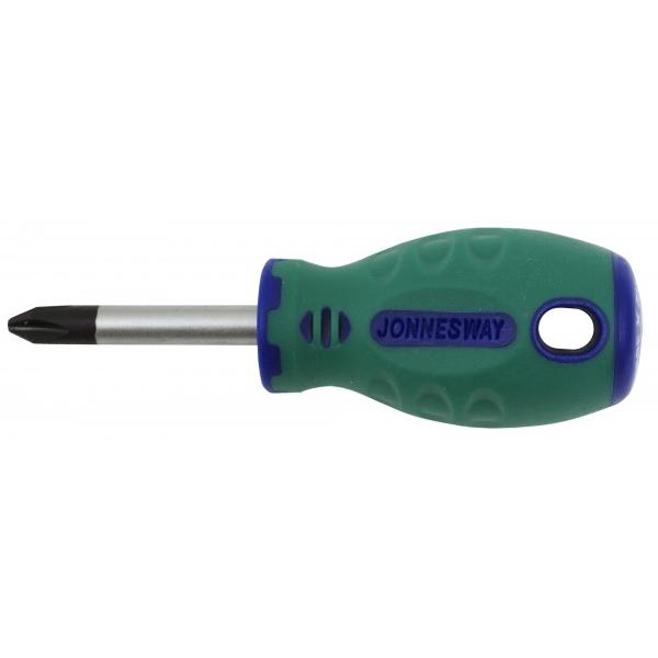 Отвертка стержневая крестовая ANTI-SLIP GRIP, PH2х38 мм Jonnesway D71P238