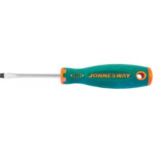 Отвертка стержневая шлицевая ANTI-SLIP GRIP, SL5.5х75 мм Jonnesway D71S575