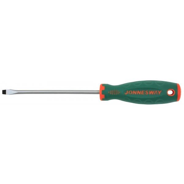Отвертка стержневая шлицевая ANTI-SLIP GRIP, SL8.0х150 мм Jonnesway D71S8150