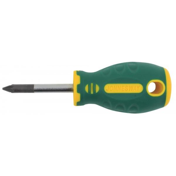 49224 Отвертка стержневая POZIDRIV® ANTI-SLIP GRIP, PZ1x38 Jonnesway