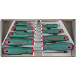 Набор отверток стержневых TORX® ANTI-SLIP GRIP, 9 предметов Jonnesway D71T109S