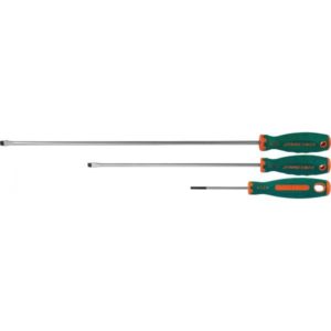 Отвертка стержневая шлицевая ANTI-SLIP GRIP, SL4.0х100 мм Jonnesway D71S4100