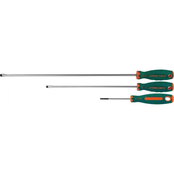 Отвертка стержневая шлицевая ANTI-SLIP GRIP, SL4.0х100 мм Jonnesway D71S4100