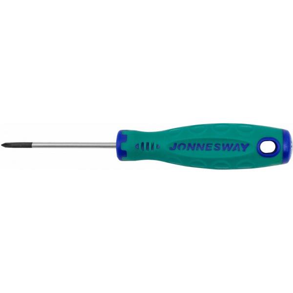 46094 Отвертка стержневая крестовая ANTI-SLIP GRIP, PH0x60 мм Jonnesway