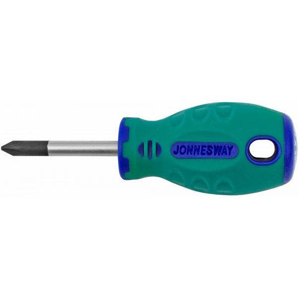 Отвертка стержневая крестовая ANTI-SLIP GRIP, PH1x38 мм Jonnesway D71P138