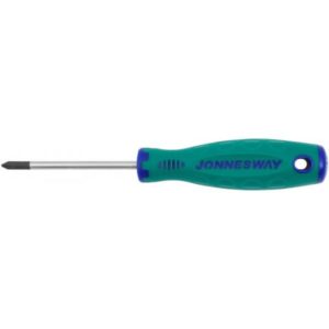 Отвертка стержневая крестовая ANTI-SLIP GRIP, PH1x80 мм Jonnesway D71P180