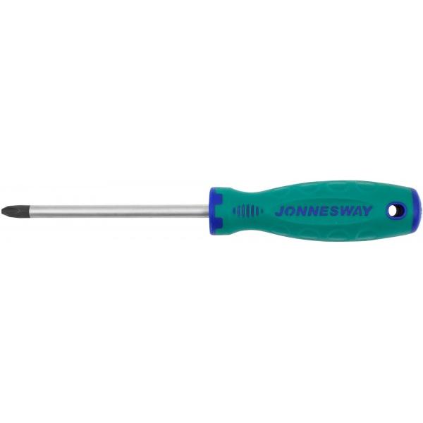 Отвертка стержневая крестовая ANTI-SLIP GRIP, PH3x125 мм Jonnesway D71P3125