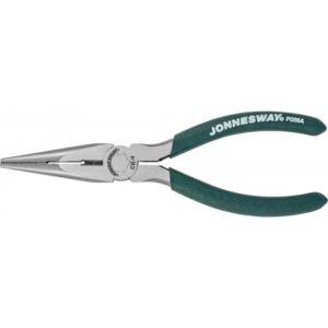Длинногубцы прямые, с ПВХ рукоятками, 160 мм Jonnesway P066A