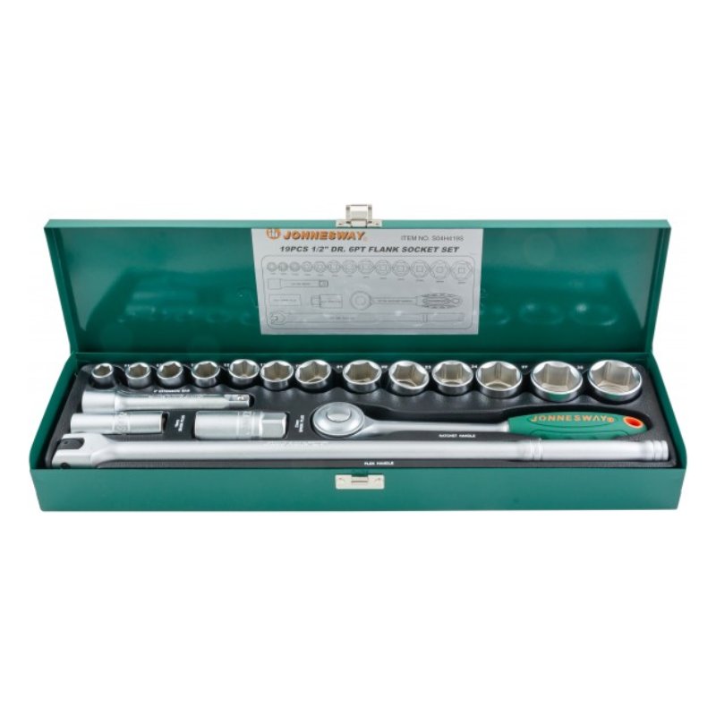 47432 Набор инструментов 1/2"DR, 19 предметов Jonnesway