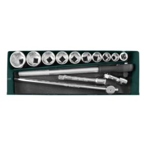 Набор торцевых головок с аксессуарами 3/4″DR, 15 предметов Jonnesway S04H6315SA (S04H6115SA)
