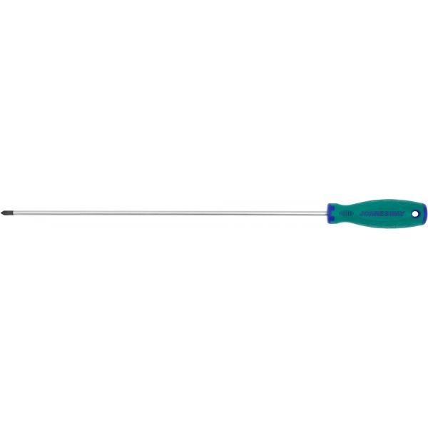 Отвертка стержневая крестовая ANTI-SLIP GRIP, PH2x400 мм Jonnesway D71P2400