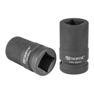 Головка торцевая 4-х гранная для ручного гайковерта 1″DR, 22 мм Thorvik LSWS00122