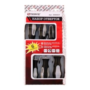 Набор отверток стержневых, 6 предметов Thorvik SDS06CP