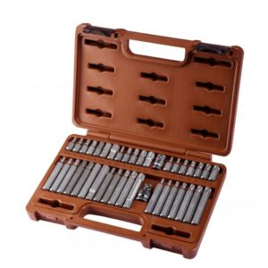 Набор вставок-бит и переходников 3/8″, 1/2″DR, 40 предметов Ombra 953240