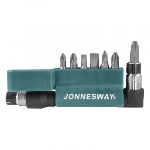 Комплект вставок-бит 1/4″DR c Г-образным приводом, 8 предметов Jonnesway S08H208S