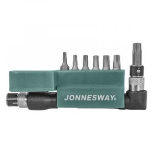 Комплект вставок-бит 1/4″DR TORX®, T10-T40, c Г-образным приводом, 8 предметов Jonnesway S08H2S8S