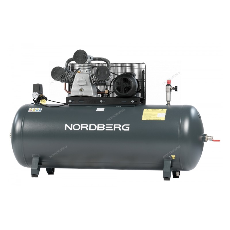 Компрессор поршневой с ременной передачей, ресивер 500л, 950л/мин NORDBERG NCP500/950