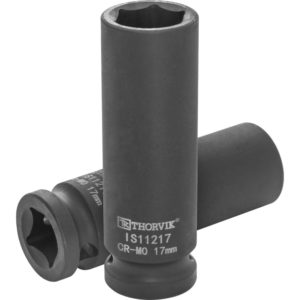 Головка торцевая ударная глубокая 1/2″DR, 17 мм Thorvik IS11217