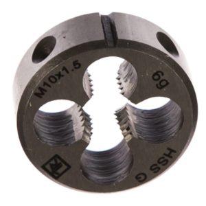 Плашка D-COMBO круглая ручная М10х1.5, HSS, Ф30х11 мм Thorvik MD1015