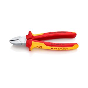Бокорезы VDE, 180 мм, хром, 2-компонентные диэлектрические ручки Knipex KN-7006180